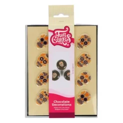 FUNCAKES Décors Chocolat Blanc Fête des Morts (x12) Online