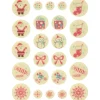 VALRHONA Décors Chocolat Blanc Noël 24 pièces Chocolatree New
