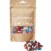 SCRAPCOOKING Décors en Sucre Bleu Blanc Rouge 50 g Best