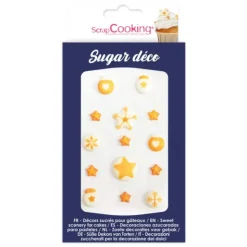 SCRAPCOOKING Décors en Sucre Déco Dorée (x14) Best