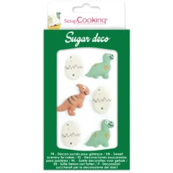 SCRAPCOOKING Décors en Sucre Dinosaure (x6) Discount