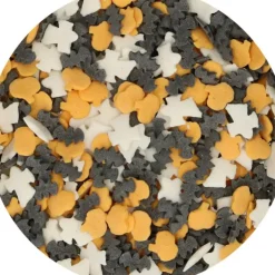FUNCAKES Décors en Sucre Halloween (Fantômes, Citrouilles, Chauves-souris) 55g Discount