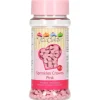 FUNCAKES Décors en sucre Petites Couronnes roses 45 g Hot