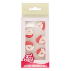 FUNCAKES Décors en Sucre Père Noël (x8) Online