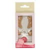 FUNCAKES Décors en Sucre Renne Rudolph au Nez Rouge Noël