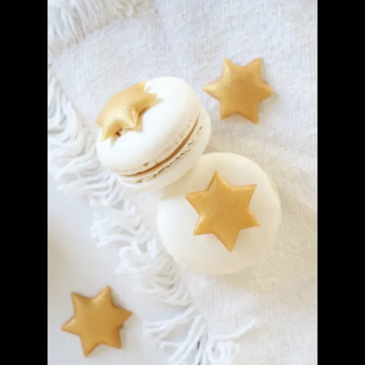 SCRAPCOOKING Décors Pâte d'Amande Etoiles Dorées (x6) Clearance