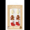SCRAPCOOKING Décors Pâte d'Amande Noël (x6)