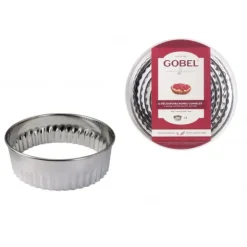 GOBEL Découpoirs Ronds cannelés inox (boite de 8) Best