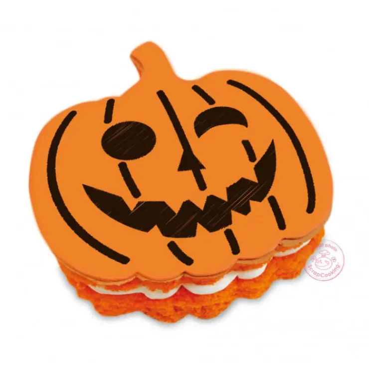 CUISINEADDICT DEFAUT Pochoir Gâteau Halloween Scrapcooking Hot