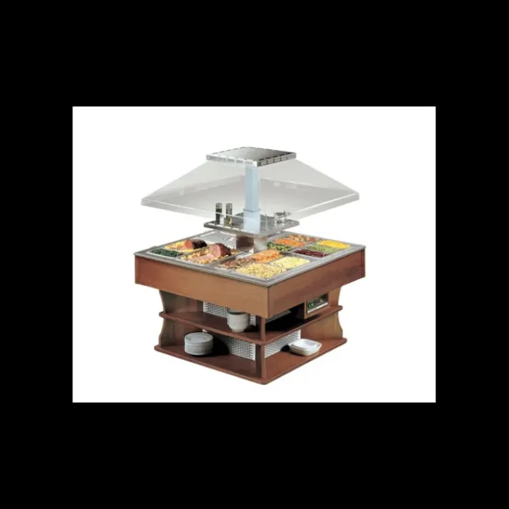 TECFRIGO Desserte Chaude Bain-Marie 1395 x 1395 x 1707 mm Hot