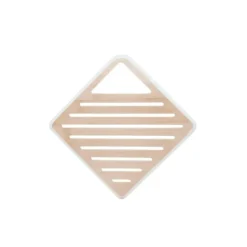 PEBBLY Dessous de Plat Carré Bambou Crème 20 x 20 cm Hot