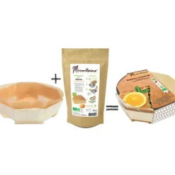 MIRONTAINE DLUO Courte Préparation Bio Gâteau à l'Orange + Moule en Bois Outlet