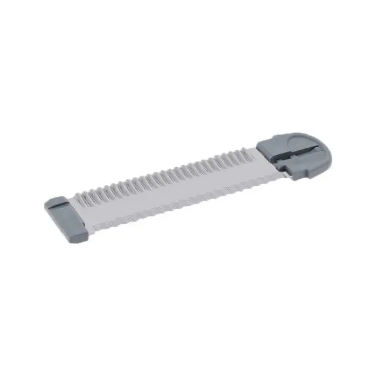 DE BUYER Double Lame Horizontale Micro Dentelée et Ondulée Mandoline Swing et Révolution