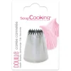 SCRAPCOOKING Douille Carrée Cannelée en Inox