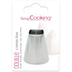 SCRAPCOOKING Douille Carrée Lisse en Inox