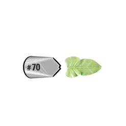 WILTON Douille pâtissière effet feuille (n°70) Inox Sale