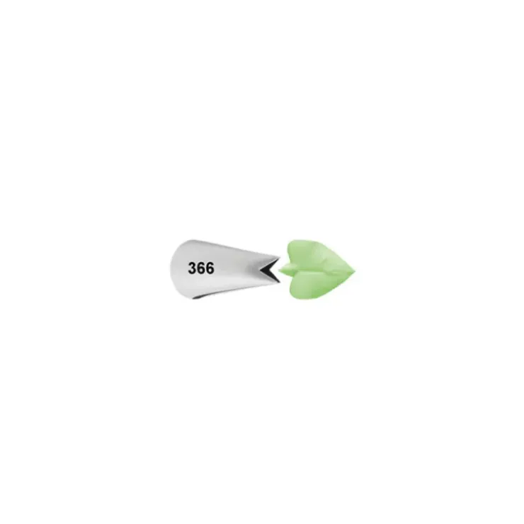 WILTON Douille pâtissière effet feuille (n°366) Inox Clearance