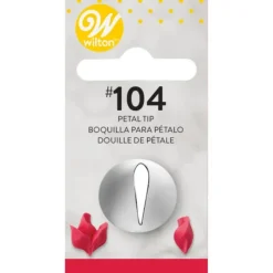 WILTON Douille pâtissière effet pétales de Roses (n°104) Inox Hot