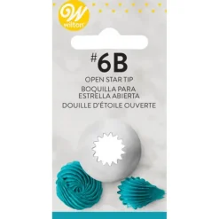WILTON Douille Pâtissière Etoile Ouverte (n°6B) New