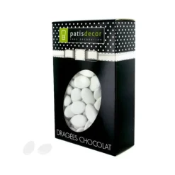PATISDECOR Dragées Chocolat Coloris Blanc 500 g Patisdécor New