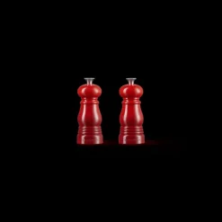 LE CREUSET Duo Moulin à Poivre et à Sel Cerise 11 cm Sale
