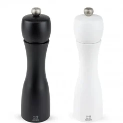 PEUGEOT Duo Moulin à Poivre et à Sel Tahiti 20 cm Noir et Blanc Outlet