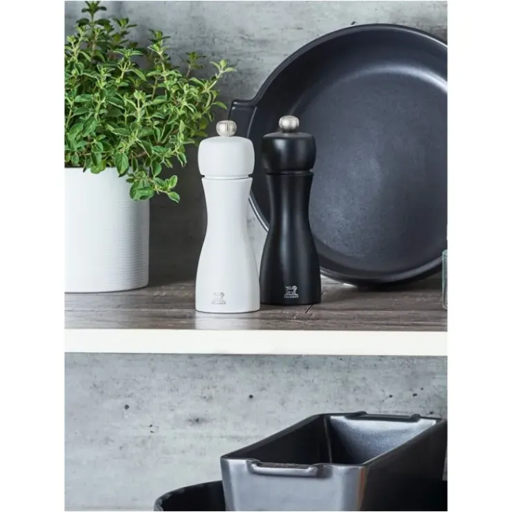 PEUGEOT Duo Moulin à Poivre et à Sel Tahiti 20 cm Noir et Blanc Outlet