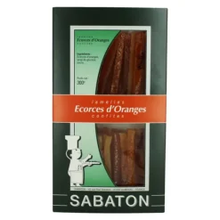 SABATON Ecorces Oranges Confites en Lamelles 150 g (x2) Discount