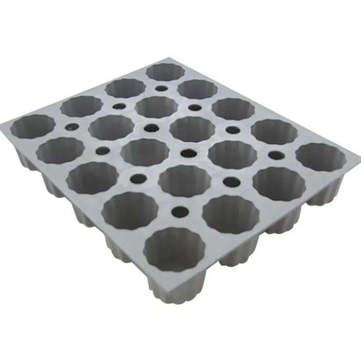 DE BUYER Elastomoule à mini Cannelés - 20 empreintes 21 x 17,6 cm - Silicone Hot