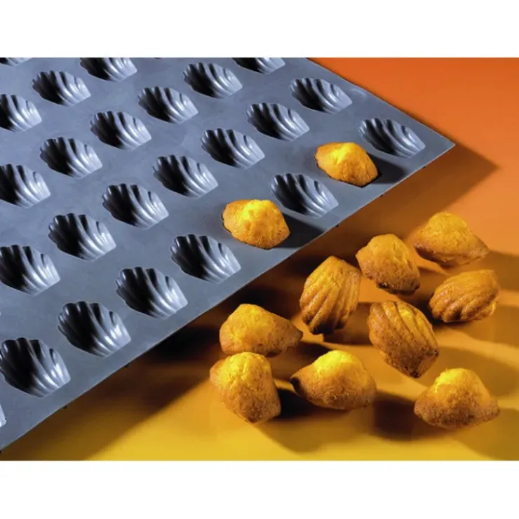 DE BUYER Elastomoule mini-Madeleine - 30 empreintes 30 x 17,6 cm - Silicone New