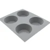 DE BUYER Elastomoule Muffin - 4 empreintes 21 x 17,6 cm - Silicone Online