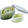 MALLARD FERRIERE Emporte Pièce Ovale cannelé Polyglass (x7) Hot