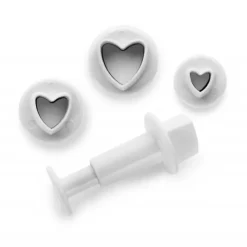 IBILI Emporte-Pièce avec Poussoir Coeur (x3) New