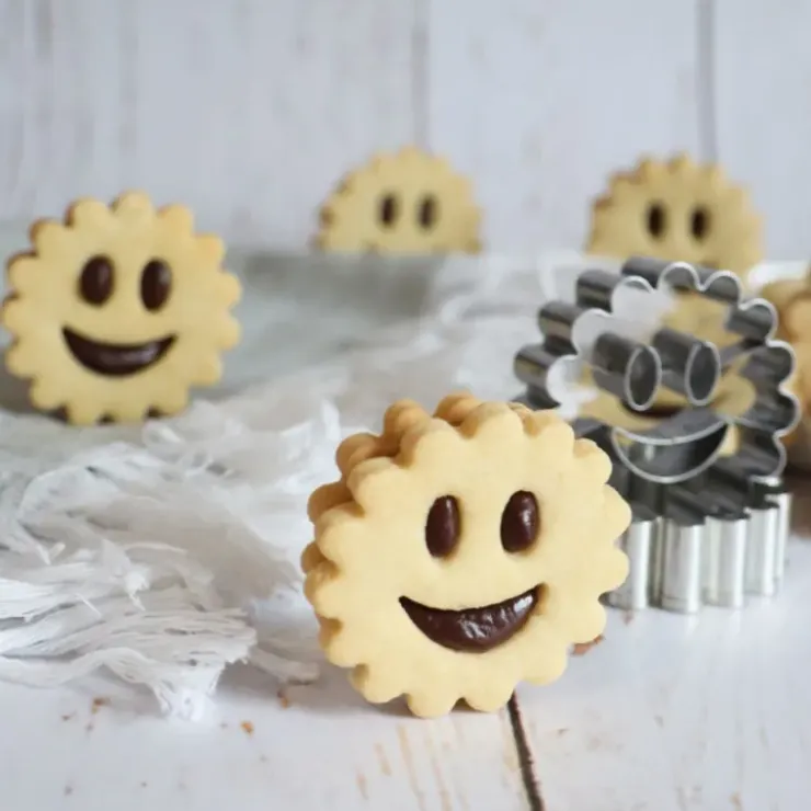 SCRAPCOOKING Emporte-Pièce Biscuit Sourire en Inox (x2)