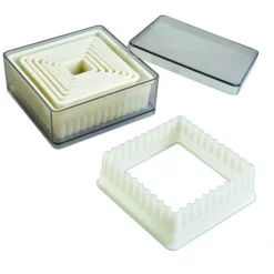 IBILI Emporte-Pièce Carré Cannelé Polyglass (x9) Hot