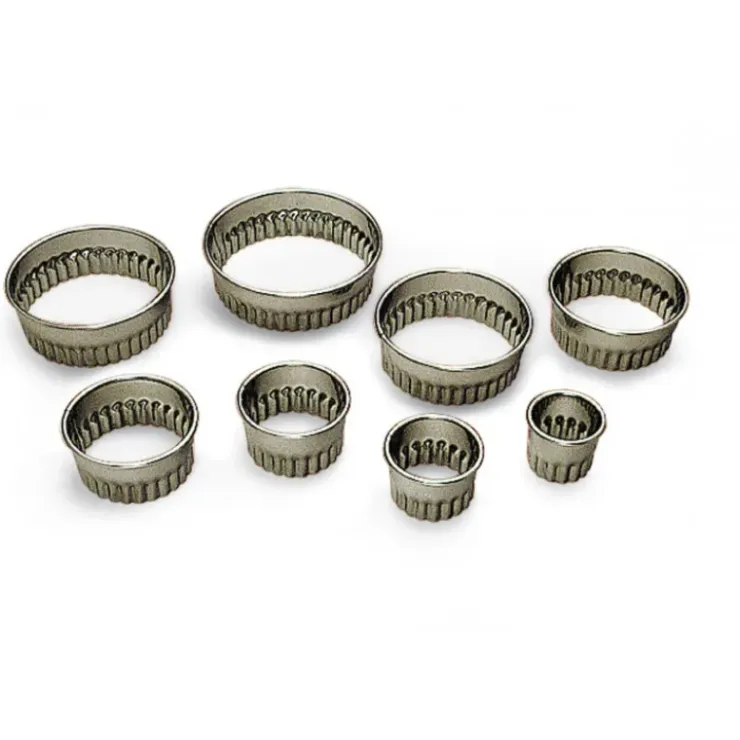 GOBEL Emporte-pièce Inox Rond Cannelé Ø 10 cm New
