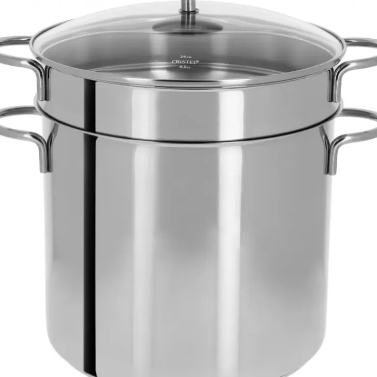 CRISTEL Ensemble Cuiseur à Pâtes Mutine Ø 22 cm Manche Fixe Inox Online