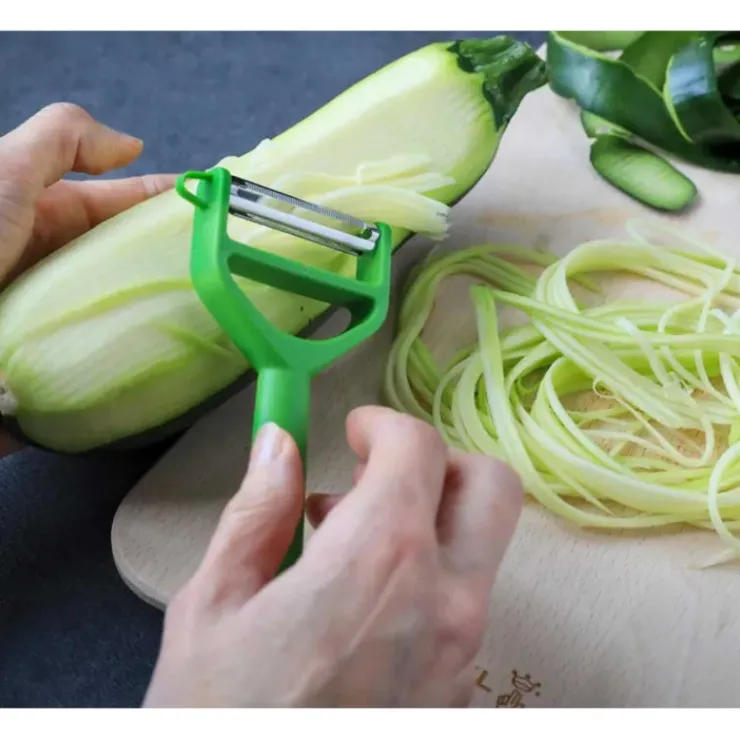 OPINEL Eplucheur en Polymère Vert T-duo New