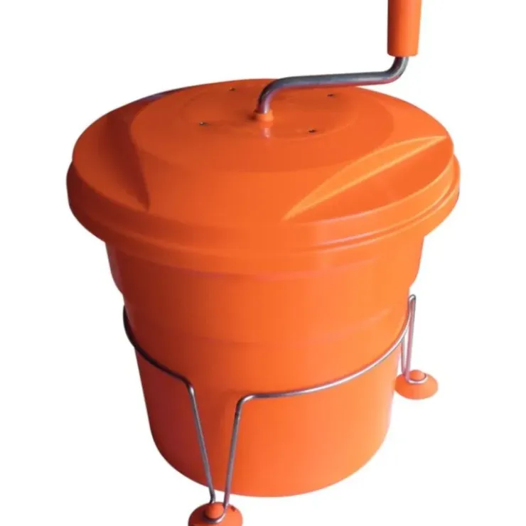DYNAMIC Essoreuse à salade manuelle 20 litres étanche + Berceau Hot