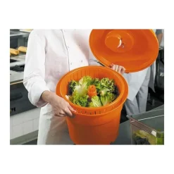 DYNAMIC Essoreuse à salade manuelle 20 litres étanche + Berceau Hot