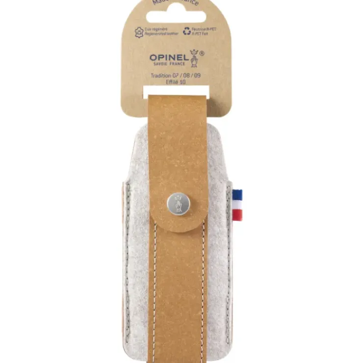 OPINEL Etui pour Couteau en Cuir et Feutrine Outdoor M Collection France Hot