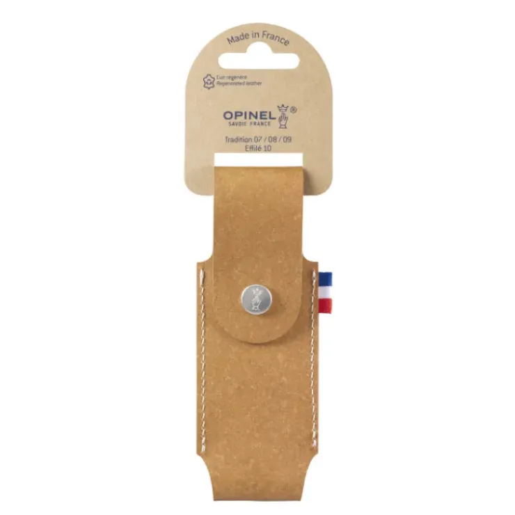 OPINEL Etui pour Couteau en Cuir Simple Collection France Discount