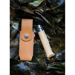 OPINEL Etui pour Couteau en Cuir Simple Collection France Discount