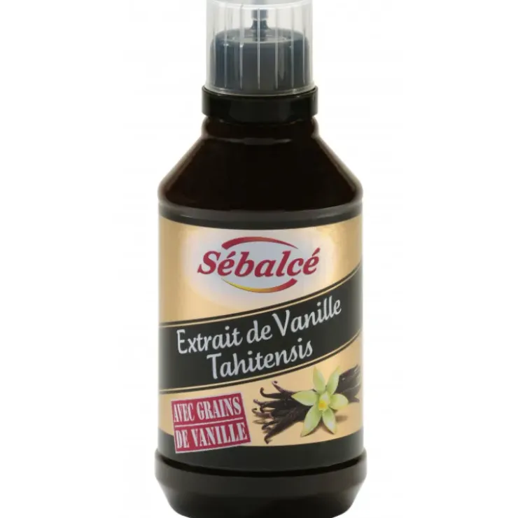 SEBALCE Extrait de Vanille Tahitensis liquide avec grains 50cl Sébalcé Sale