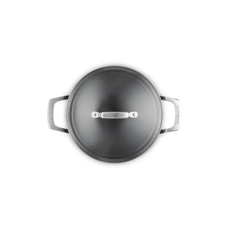 LE CREUSET Faitout Antiadhérent Essentiel Céramique 24 cm et Couvercle Outlet