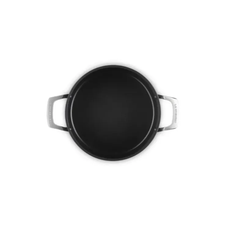 LE CREUSET Faitout Antiadhérent Essentiel Céramique 24 cm et Couvercle Outlet