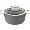 BALLARINI Faitout Pierre 24 cm avec couvercle Salina Granitium Clearance