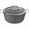 BALLARINI Faitout Pierre 20 cm avec couvercle Salina Granitium Outlet