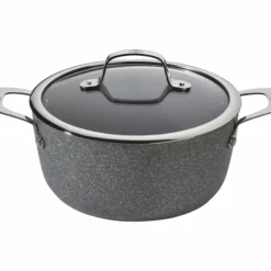 BALLARINI Faitout Pierre 20 cm avec couvercle Salina Granitium Outlet