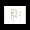 EZPELETA Fauteuil en Aluminium Laqué Monaco Blanc Hot